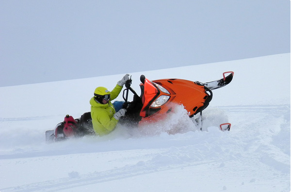 Snowmobiling in Sisimiut